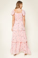 Daydreamer Floral Print Ruffled Tier Maxi Dress