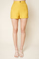 Go With The Flow Single Button Shorts