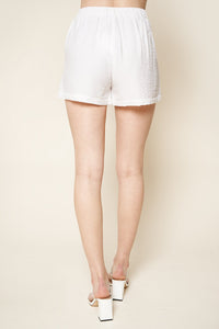 Go With The Flow Single Button Shorts