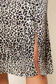 Wild Adventure Leopard Print Midi Skirt