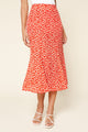 Pretty Fresh Floral Print Midi Skirt