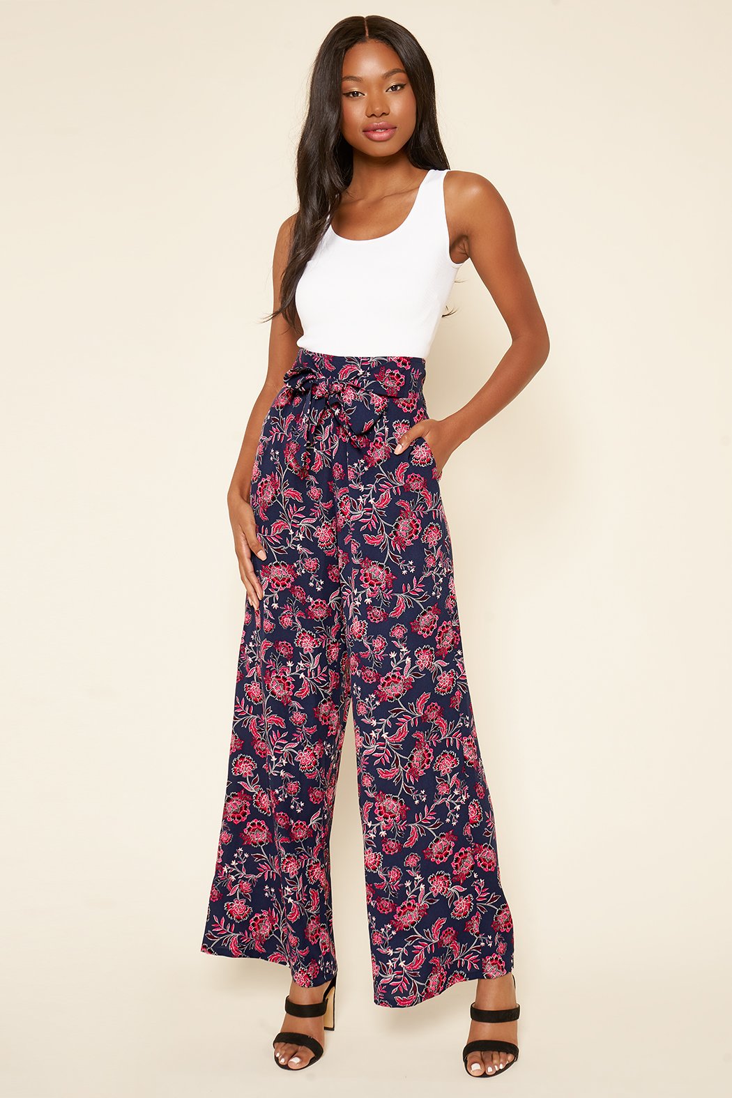 Romantic Floral SoftMark All Day Flare High Waisted Pant | Beyond Yoga