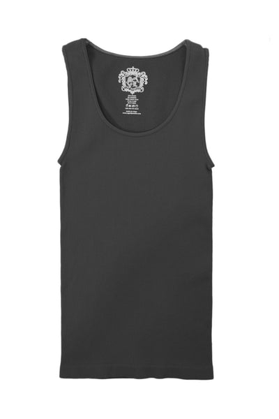 Kid's Ribbed Seamless Tank Top - Dark-Grey – Sugarlips