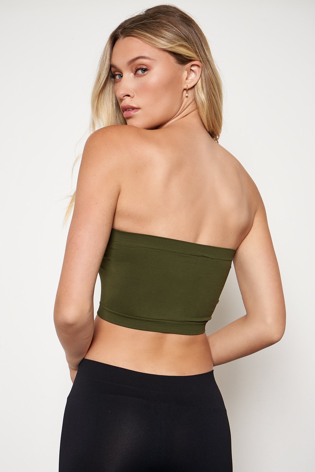 Gray Crop Tube Top, Cropped Tube Top, Crop Tops for Women, Cropped