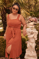 Mariana Midi Sleeveless Jersey Knit Dress Curve