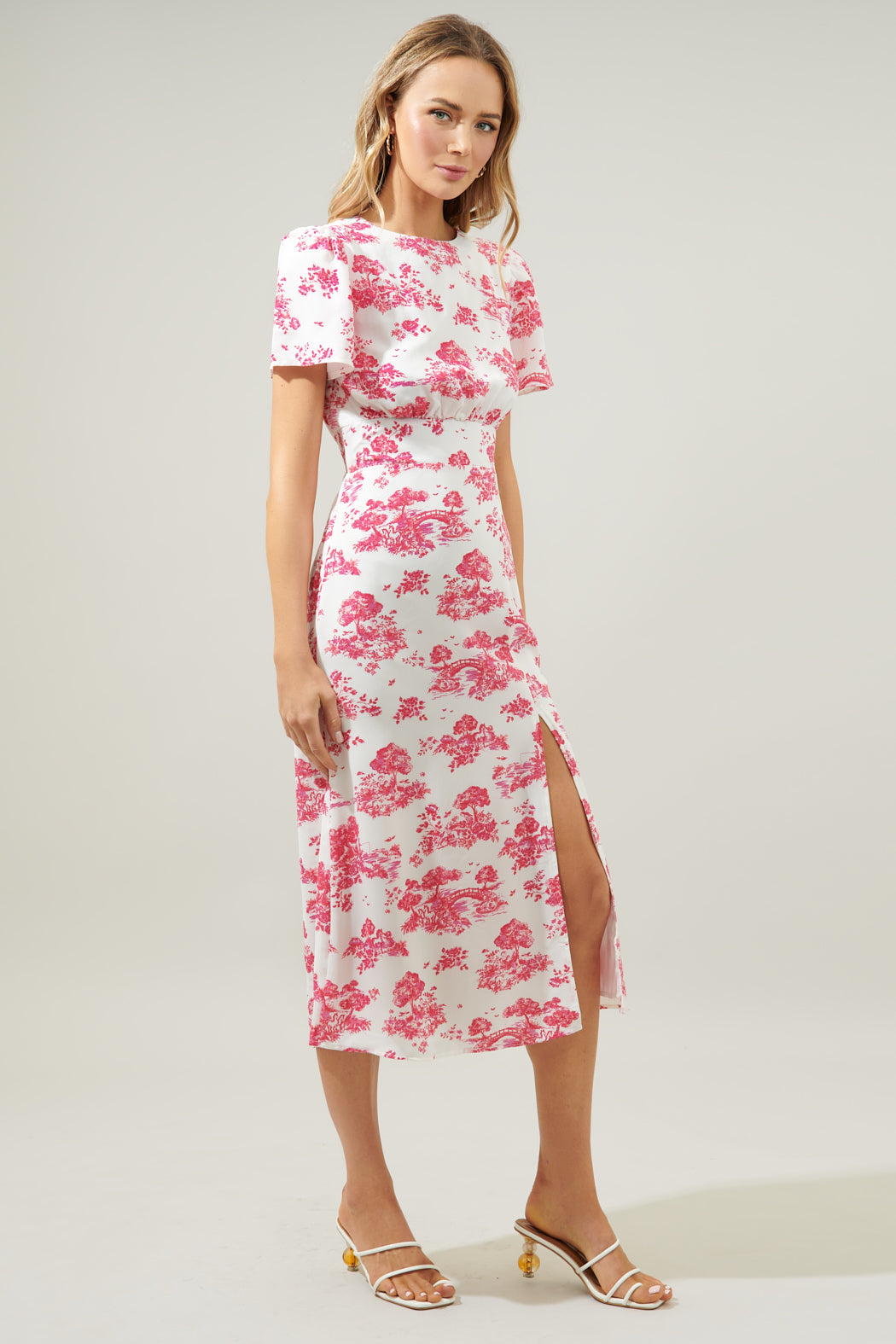 ainsley linen dress HEVRON Ainsley Dress | White | Size M