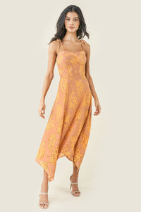 Rhiannon Bustier Lace Midi Dress