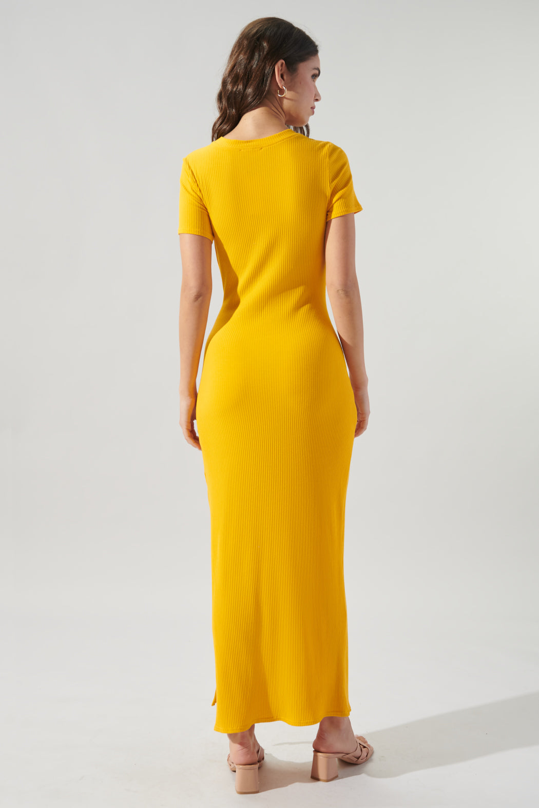 delaney knit maxi dress Delany Knit Maxi Dress - Rust