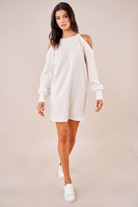 Glory Gal Cold Shoulder Sweater Dress