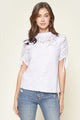 Lomitas High Neck Lace Blouse