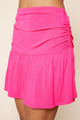 Embry Ruched Jersey Knit Mini Skirt