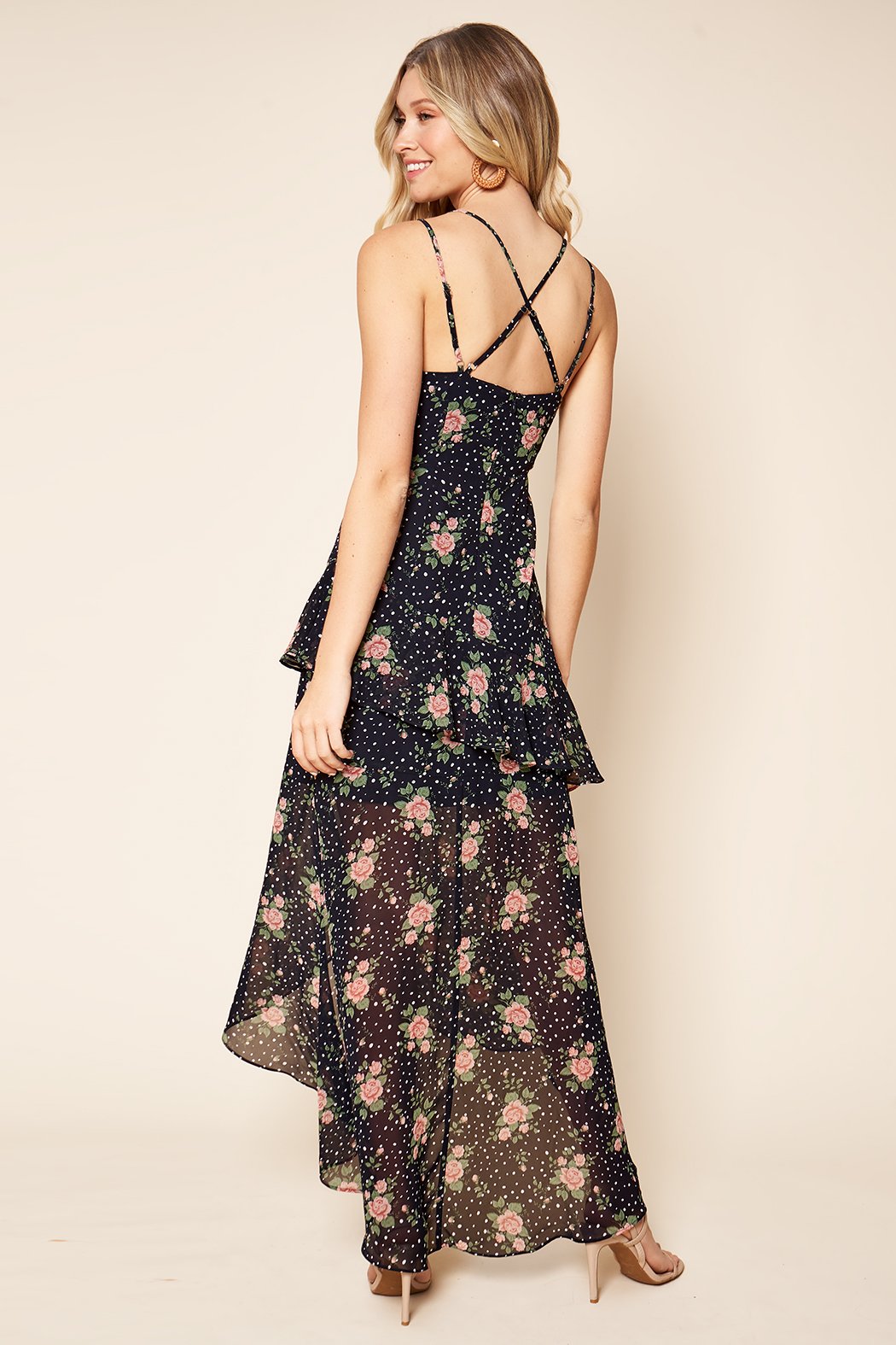 high low dresses casual floral High Low Dresses Resort Beach Boho Casual Summer Evening Vestido Dress Vacation Travel Bohemian