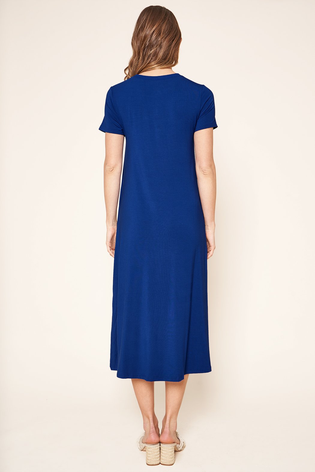 Joplin Shift Midi Jersey Knit T Shirt Dress Joplin Shift Midi Jersey Knit T Shirt Dress