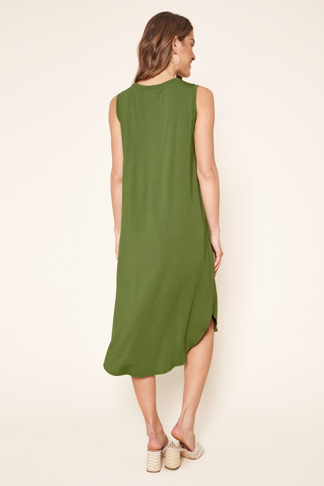 jersey knit dress with pockets Perfectly Framed Blue Jersey Knit Contrast Trim Sleeveless Maxi Dress