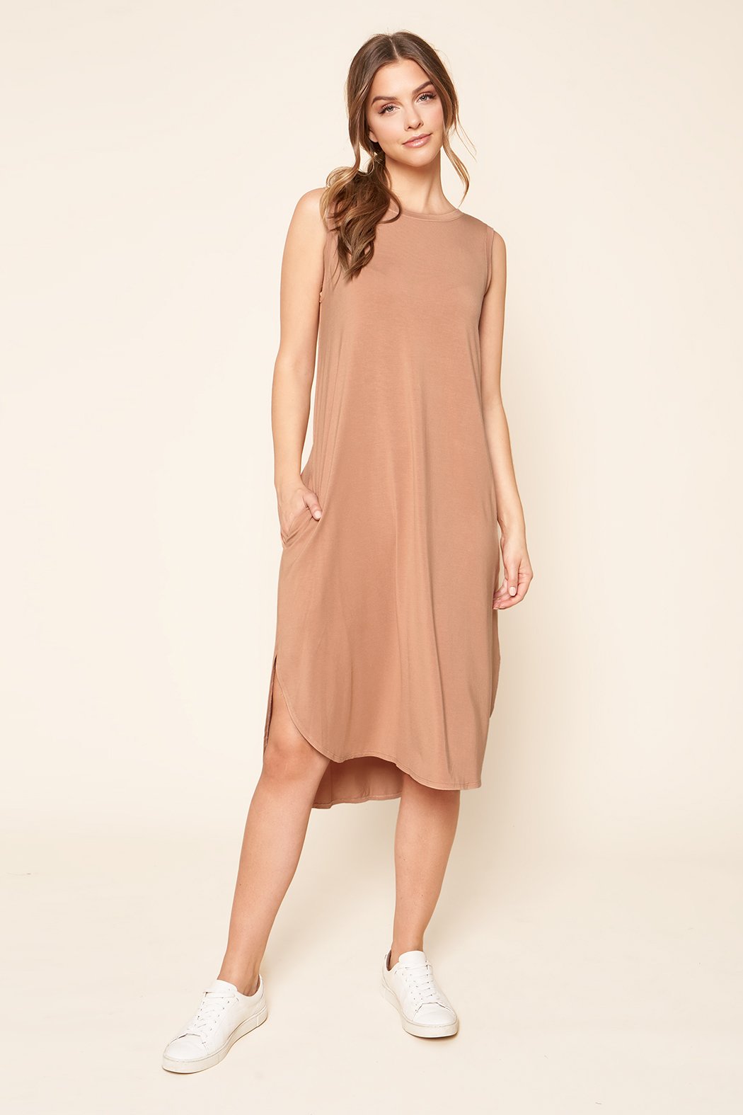 Gabbi Midi Shift Jersey Knit Dress Gabbi Midi Shift Jersey Knit Dress