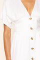 Shelby White Kimono Sleeve Dress