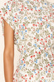 Katarina Floral Print Ruffled Mini Dress