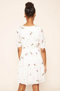 Emagine Embroidered Floral Mini Dress