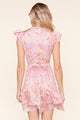 Cayla Paisley Smocked Waist Mini Sundown Dress