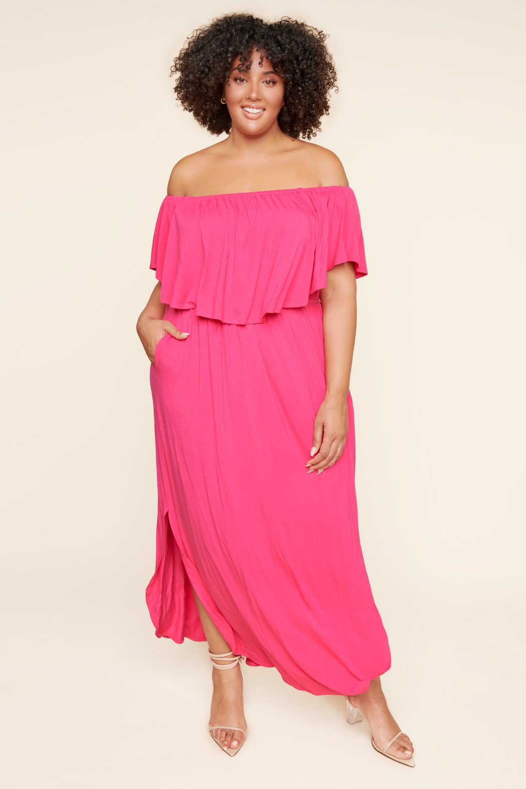maxi popover dress Emma Popover Henley Maxi Dress