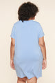 Weekender T Shirt Mini Jersey Knit Dress Curve