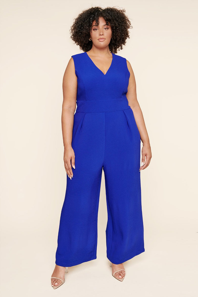 Klara Wide Leg Jumpsuit Curve – Sugarlips