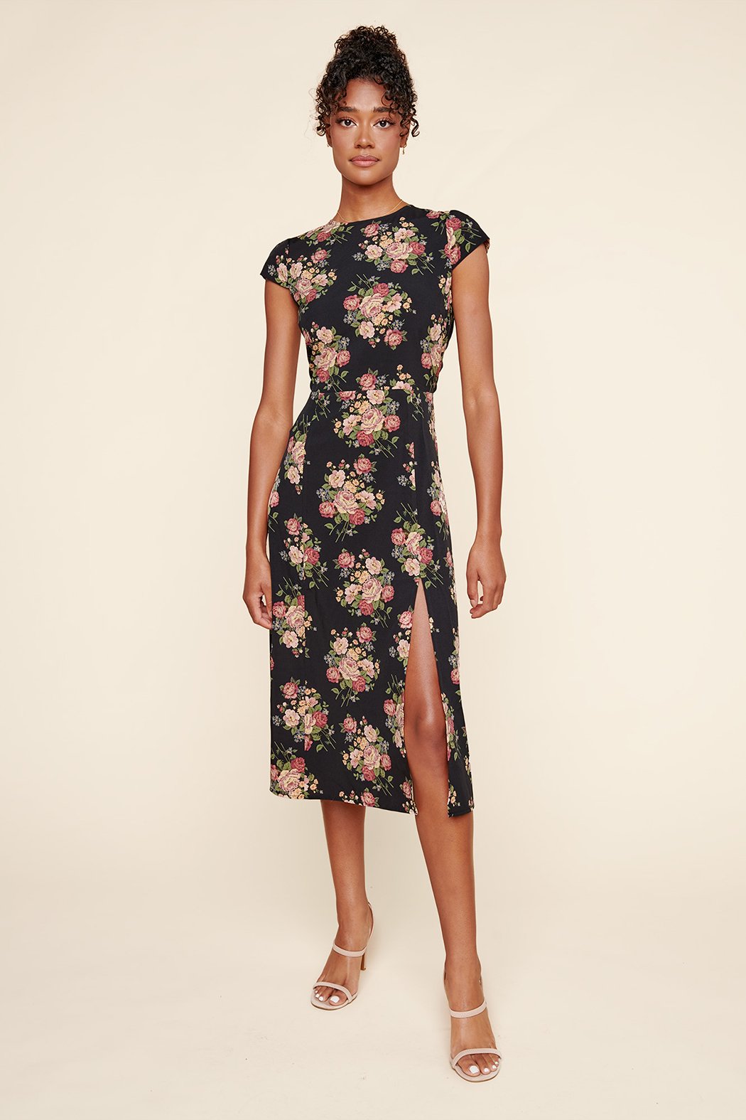 bloom midi dress Tidepool Bloom Midi Dress - Cream, Yellow and Green, Large | Hazel and Olive