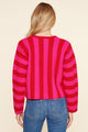 Loved Up Stripe Dolman Sleeve Sweater