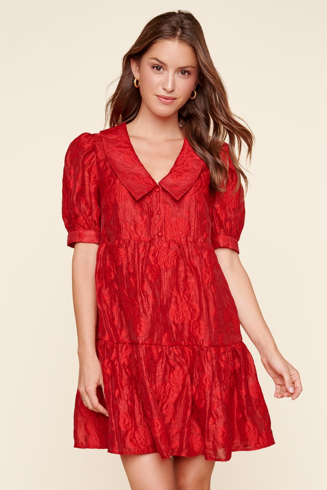 empire mini dress Chloie Empire Waist Linen Mini Dress (Sale)