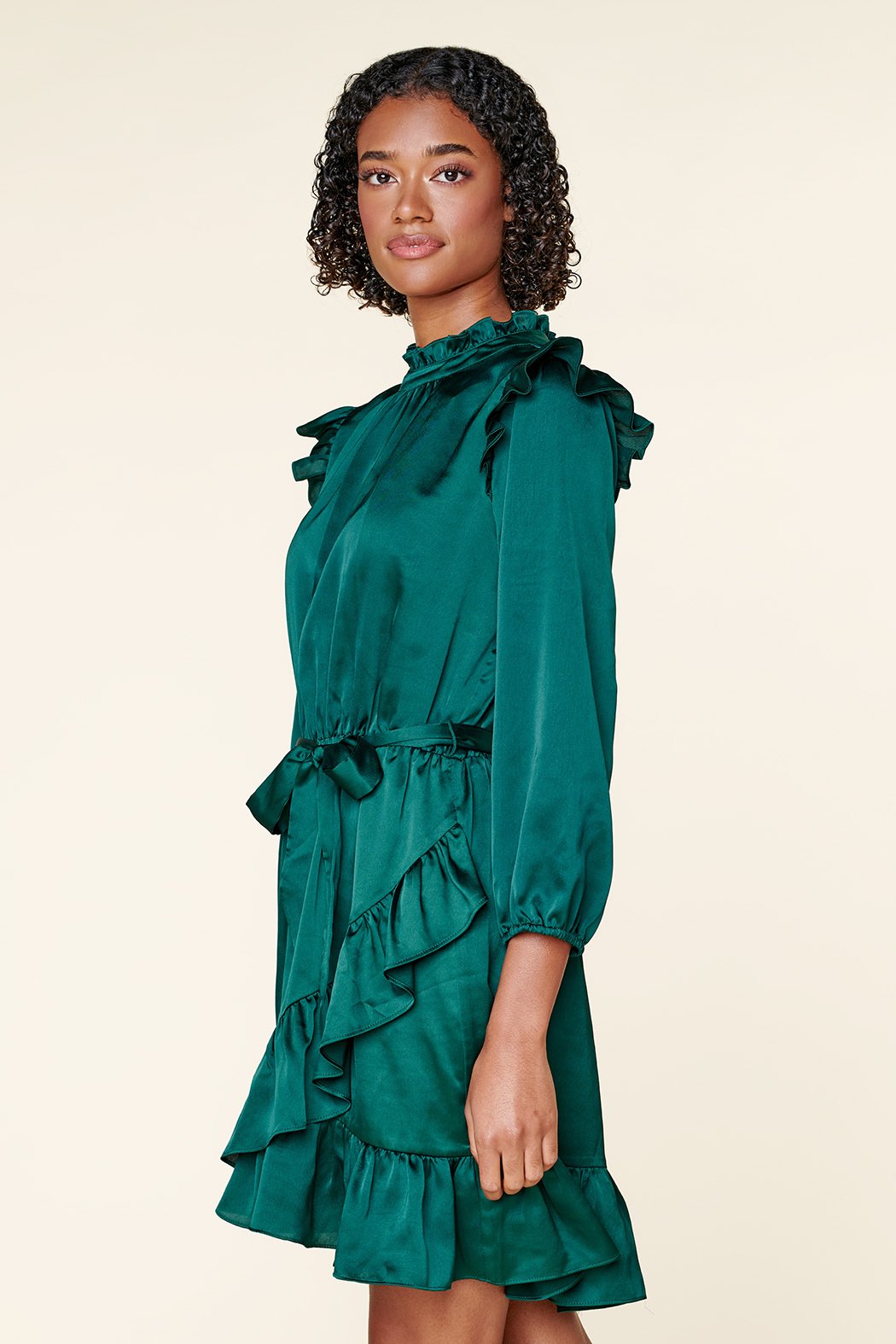 One and Only Asymmetrical Flounce Mini Dress One and Only Asymmetrical Flounce Mini Dress