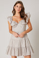 Payton Sweetheart Ruffle Mini Dress