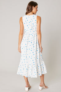 Pacifica Floral Knotted Midi Dress