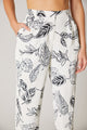 Another Day In Paradise Tropical Print Trouser Pants