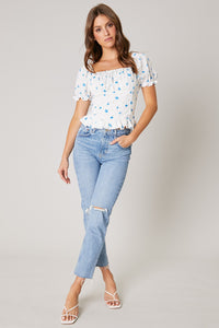 Pacifica Floral Better Together Top
