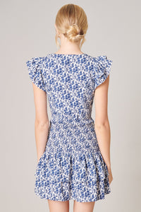 Alice Floral Print Ruffled Mini Dress