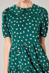 Corazon Puff Sleeve Mini Dress