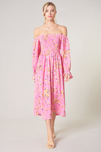 Spring Dream Denni Smocked Midi Dress