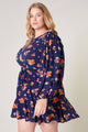 Roseanne Floral Paradise Valley Long Sleeve Top Curve