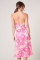 Pink Paradise Harlow Satin Midi Dress