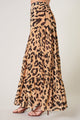 Java Leopard Bellingham Tiered Maxi Skirt