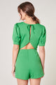 Of the Essence Back Cutout Romper