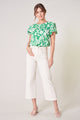 Kennedy Floral Lisa Marie Ruffle Top