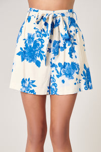 Azure Kona Floral High Waisted Shorts