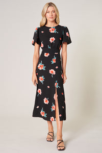 Suki Bloom Floral Midi Dress