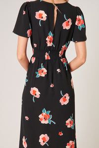 Suki Bloom Floral Midi Dress