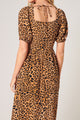 Shaina Leopard Sweetheart Lynette Maxi Dress
