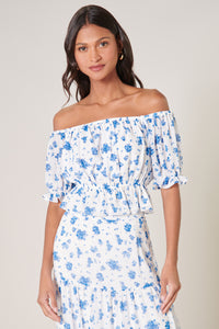 Fond of You Edith Off the Shoulder Ruffle Top