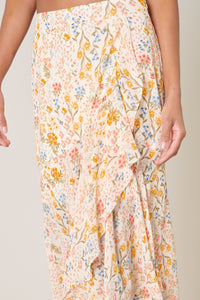 French Country Saturated Love Midi Skirt