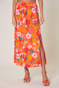 Southerland Floral Nadine Midi Skirt