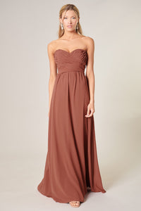 Beloved Ruched Sweetheart Convertible Dress